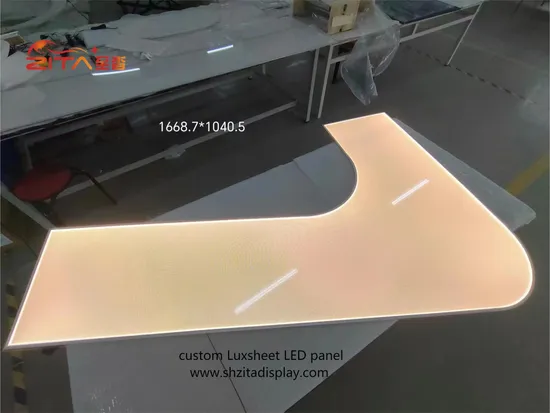 A0 Ultra Thin Dimmable Backlighting LED Panel for Ultra Slim LED Light Board Light Guide Plate LGP Sheet 