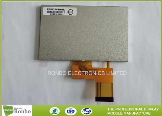 High Luminance 4.3 Inch 480X272 RGB 40pin Replace At043tn24 and TM043nbh02 TFT Touch LCD Panel Display Screen