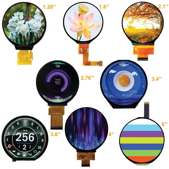 High Resolution 480*480 IPS TFT LCD Module Custom 2.76 2.8 Inch Circular LCD Display Capacitive Touch Screen for Home Appliances 
