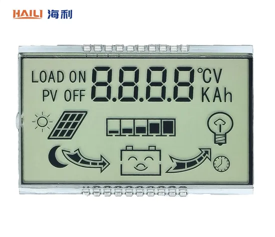 New Material Custom Tn Postive Reflective LCD Segment Display LCD Screen LCD Panel for Solar Energy/ Solar Power in China LCD Factory/Factory Price 