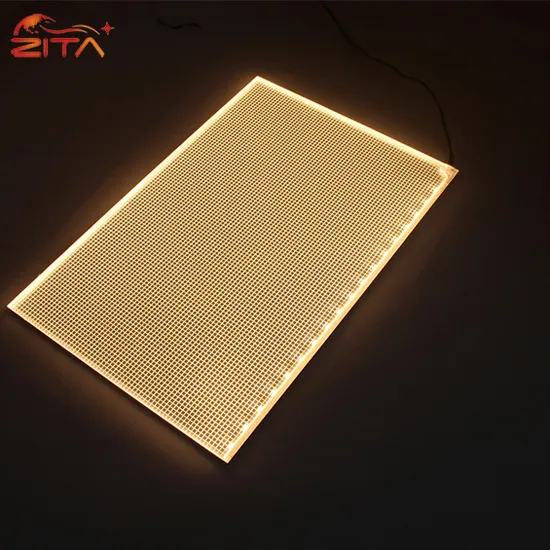 Ultra Flat LED Illuminated Backlighting Solution LGP Plate for LED Edgelit Light Panel 