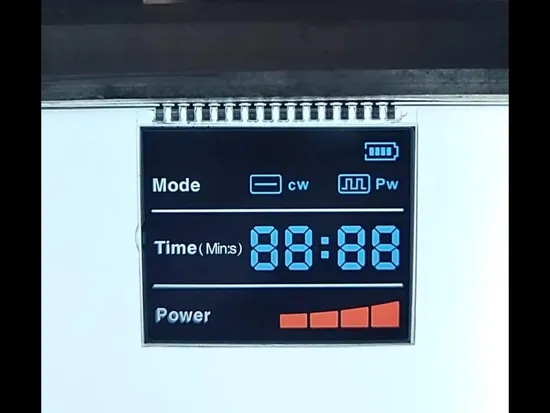 13 Pins Negative Transmissive Va Segment LCD Panel for Charge Energy Display 