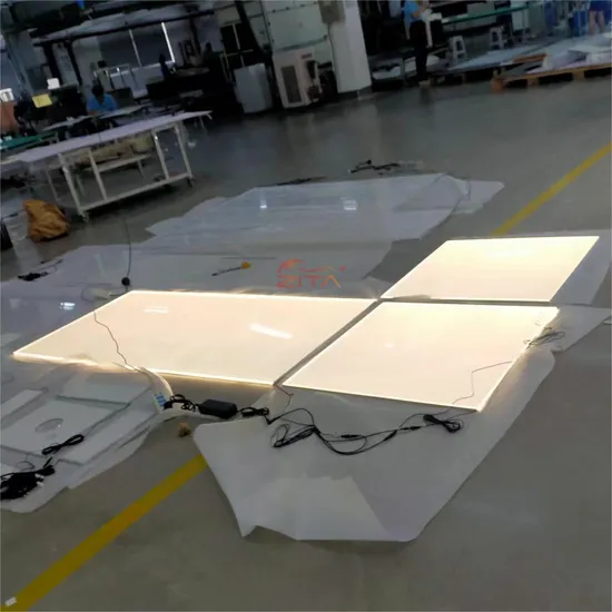 Illuminated Sheet LED Back Lighting Sheet LED Edge Lit Acrylic Panel 